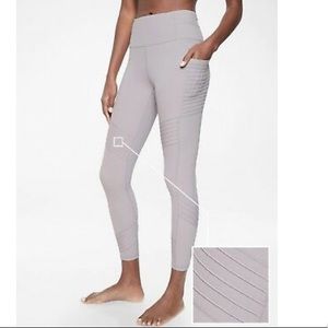 Athleta Salutation Stash Pocket Moto Tight
